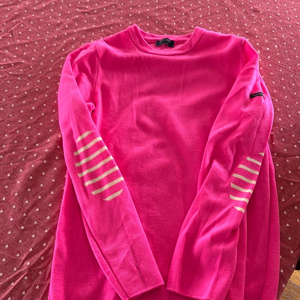 Saint James Hot Pink Sweater Sz 12